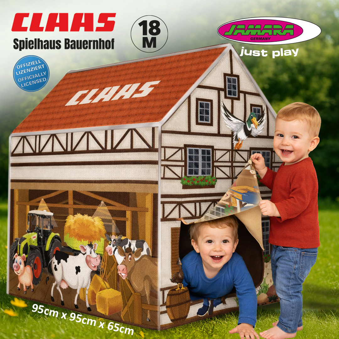 Claas Spielhaus von JAMARA bringt Bauernhof ins Kinderzimmer