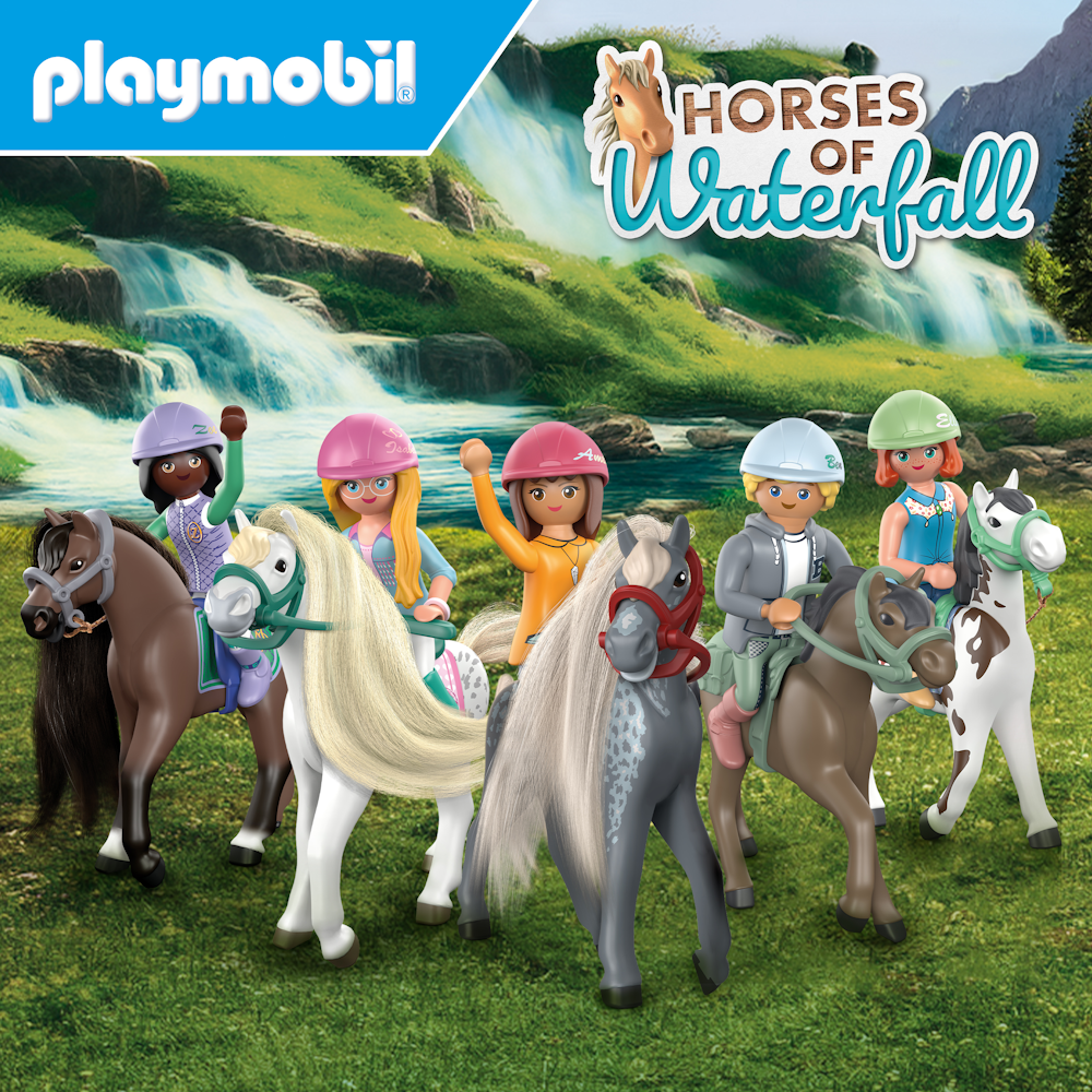 Die Playmobil-Pferdewelt „Horses of Waterfall“ wird um drei neue Spielsets erweitert
