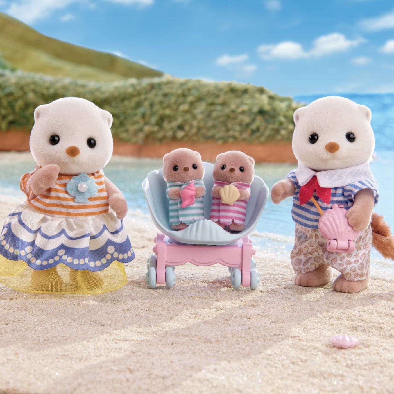 Planschspaß mit der Sylvanian Families Seeotter Familie