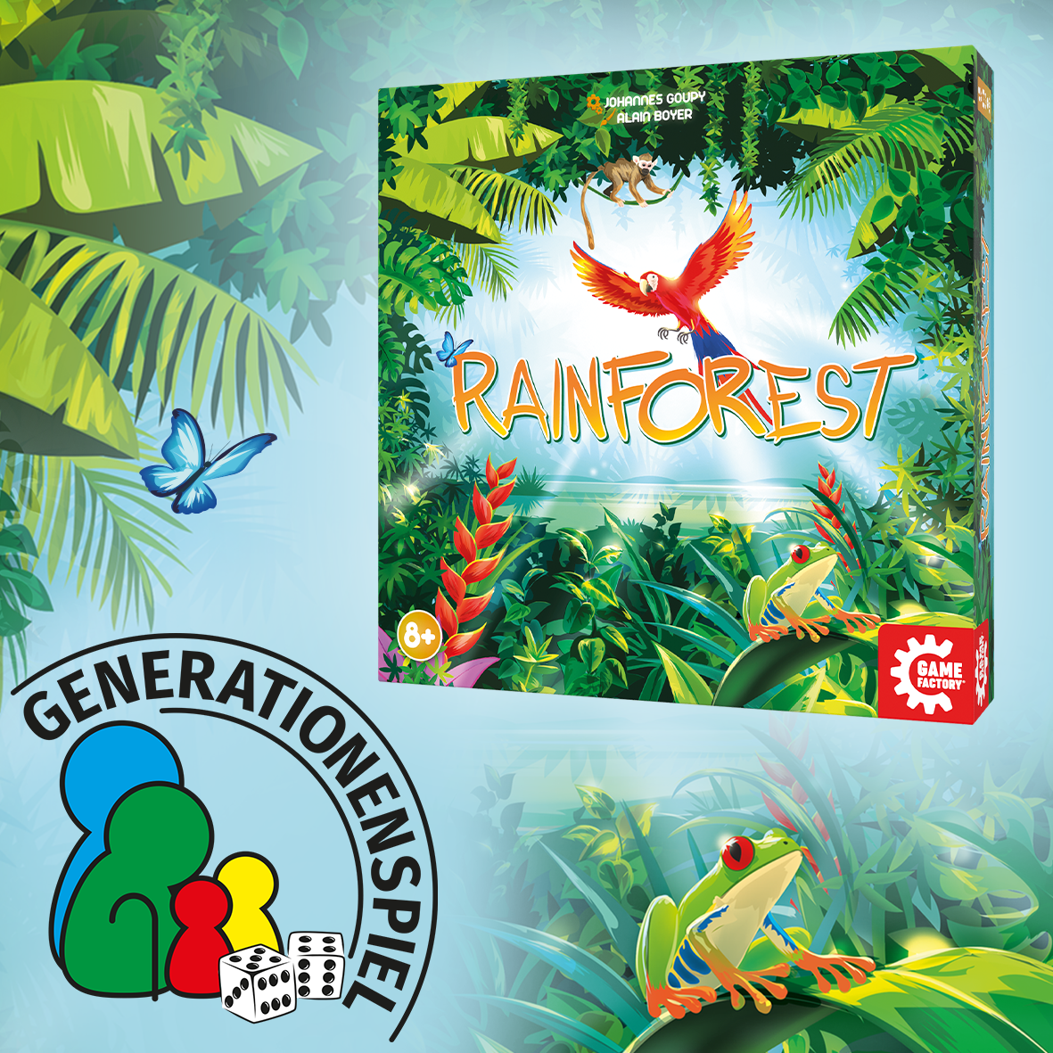 RAINFOREST ausgezeichnet mit dem Generationenspiel-Siegel!