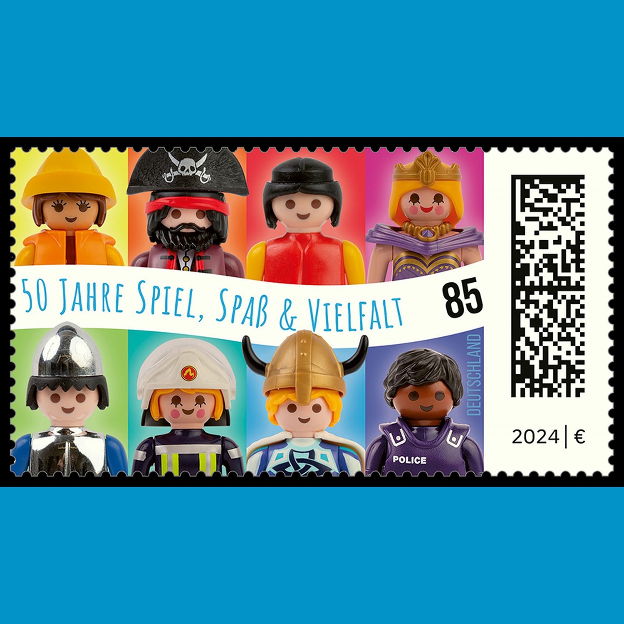 Deutsche Post und PLAYMOBIL präsentieren gemeinsame Briefmarke