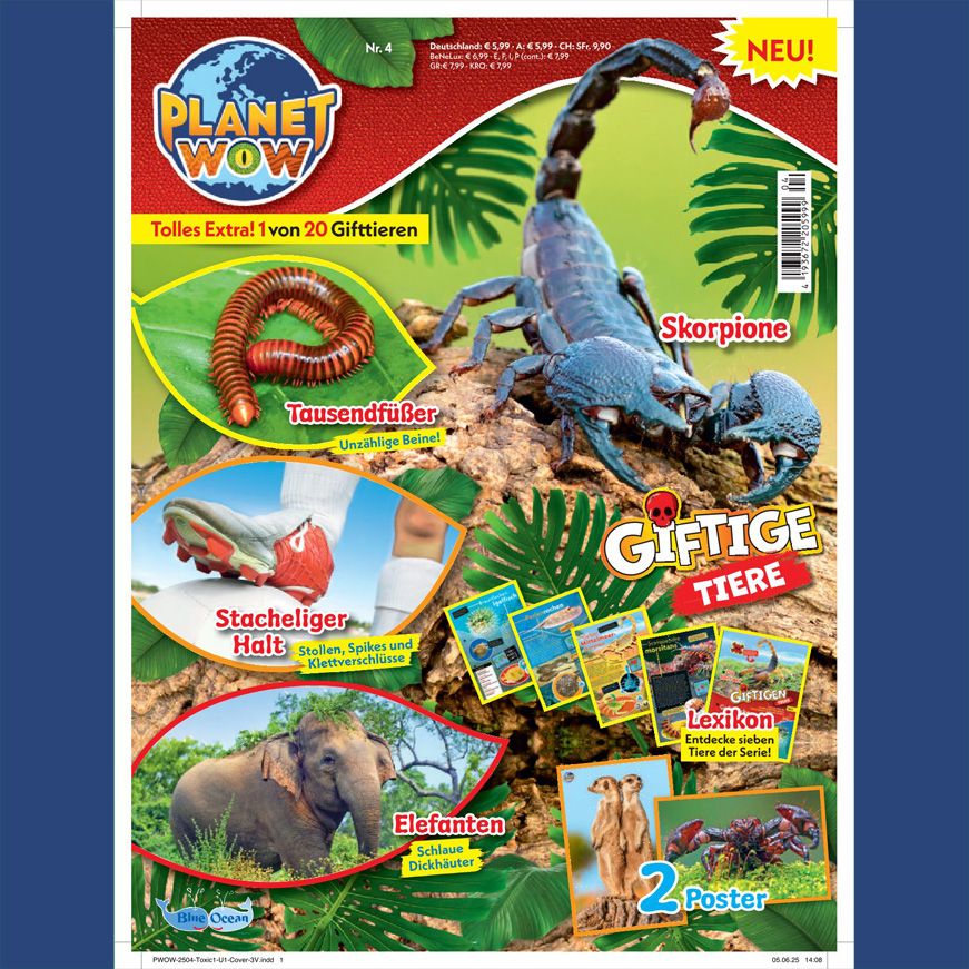 Giftig, gefährlich und mitunter gruselig: PLANET-WOW-Kollektion zu Toxic Creatures