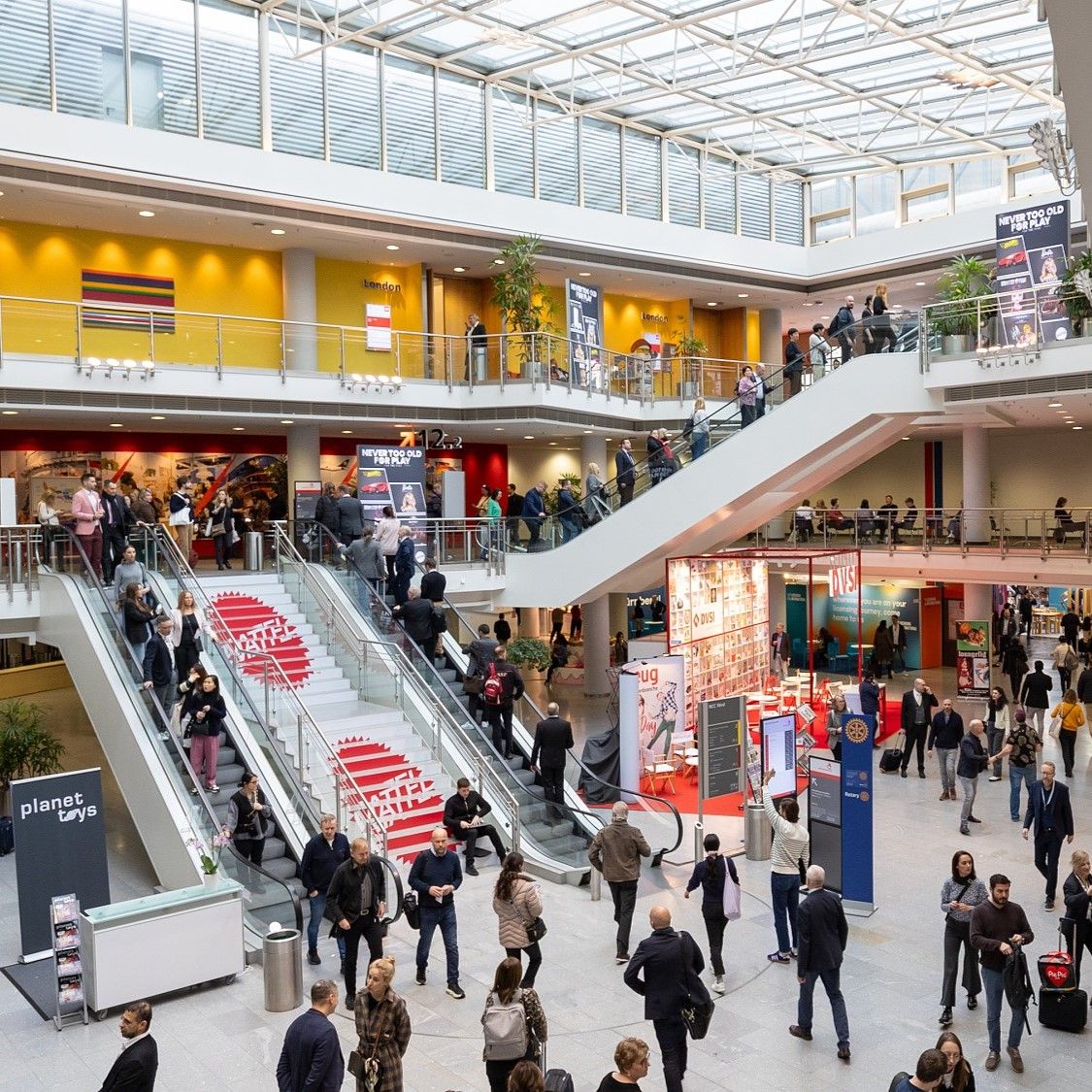 Die Spielwarenmesse ToyTrends in prominenter Lage