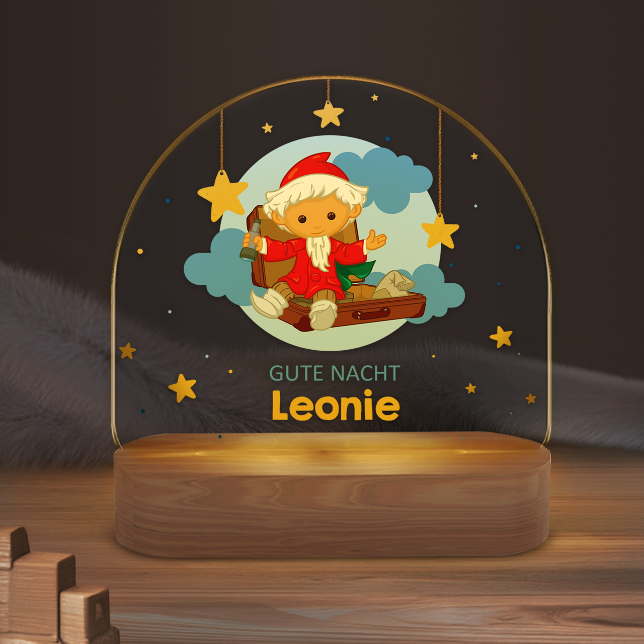 Personalisierte Sandmann-Nachtlichter bei Bo & Birdie