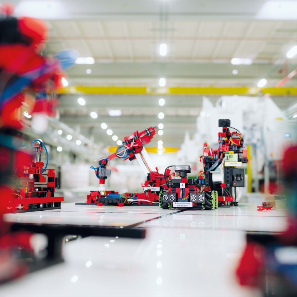 Innovative Navigationssysteme mit fischertechnik testen