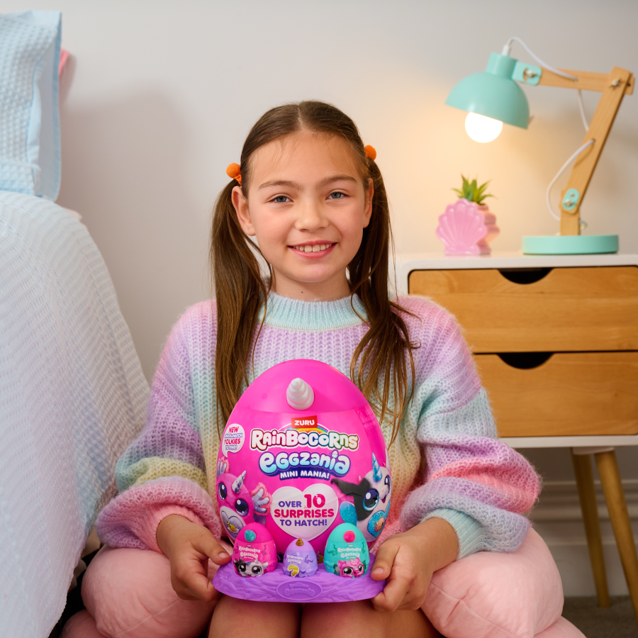 Die neuen Rainbocorns Eggzania Mini von Zuru