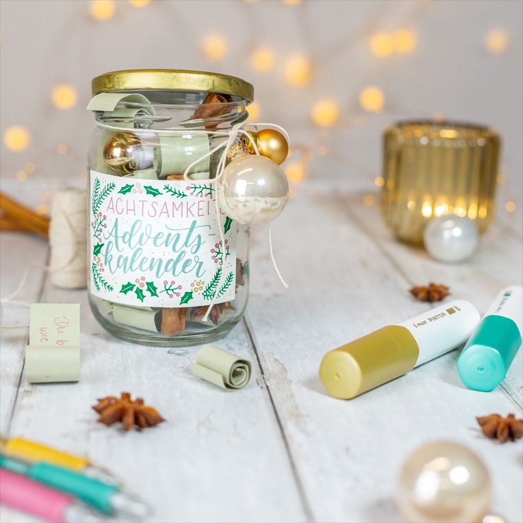 PILOT-DIY: Adventskalender mit handgeschriebenen Botschaften