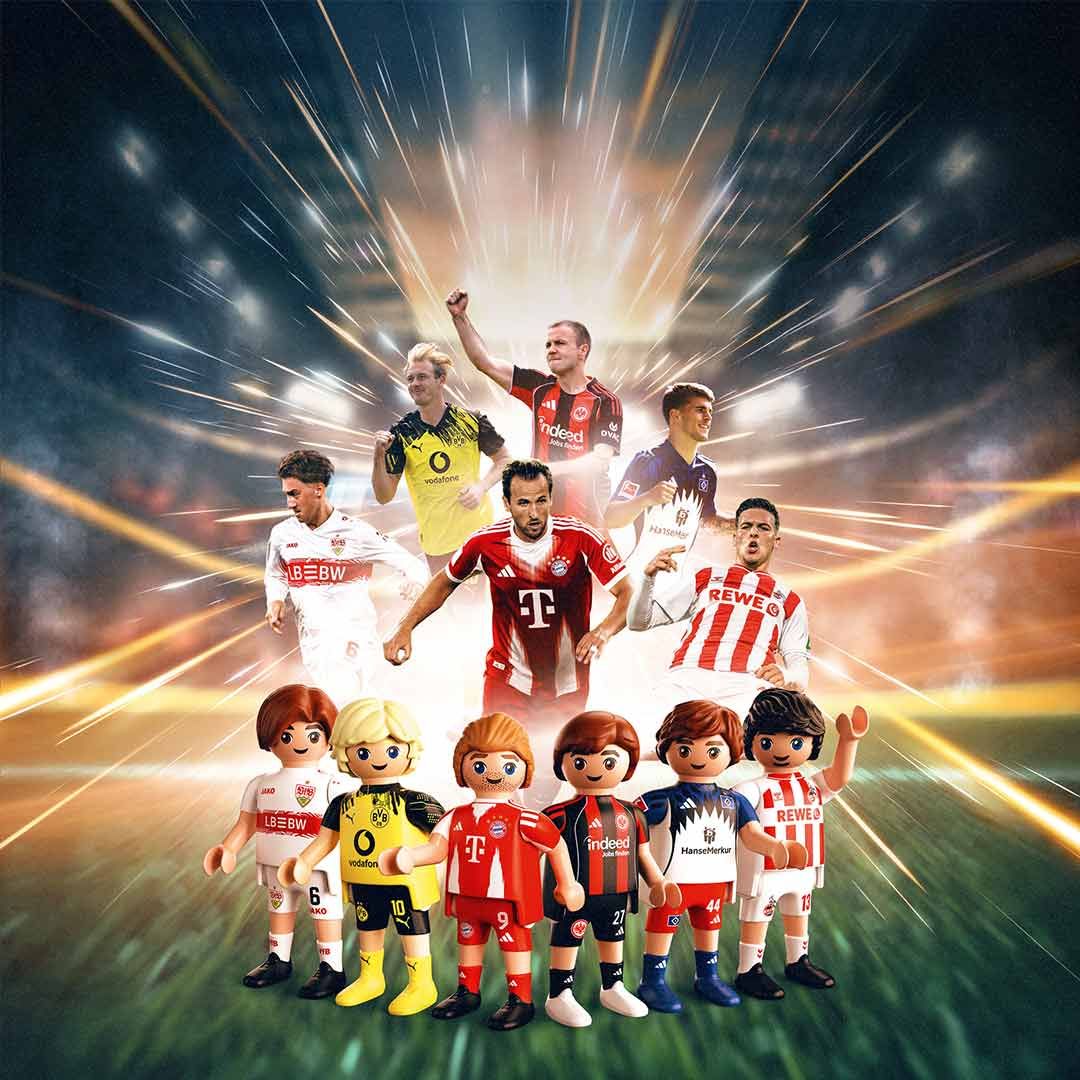 Playmobil: Bundesliga-Spieler kommen als Figurenkollektion