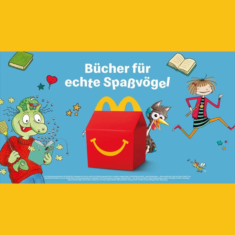 Jetzt bei McDonald’s Deutschland: Die neuen Happy Meal® Recyclingbücher für echte Spaßvögel