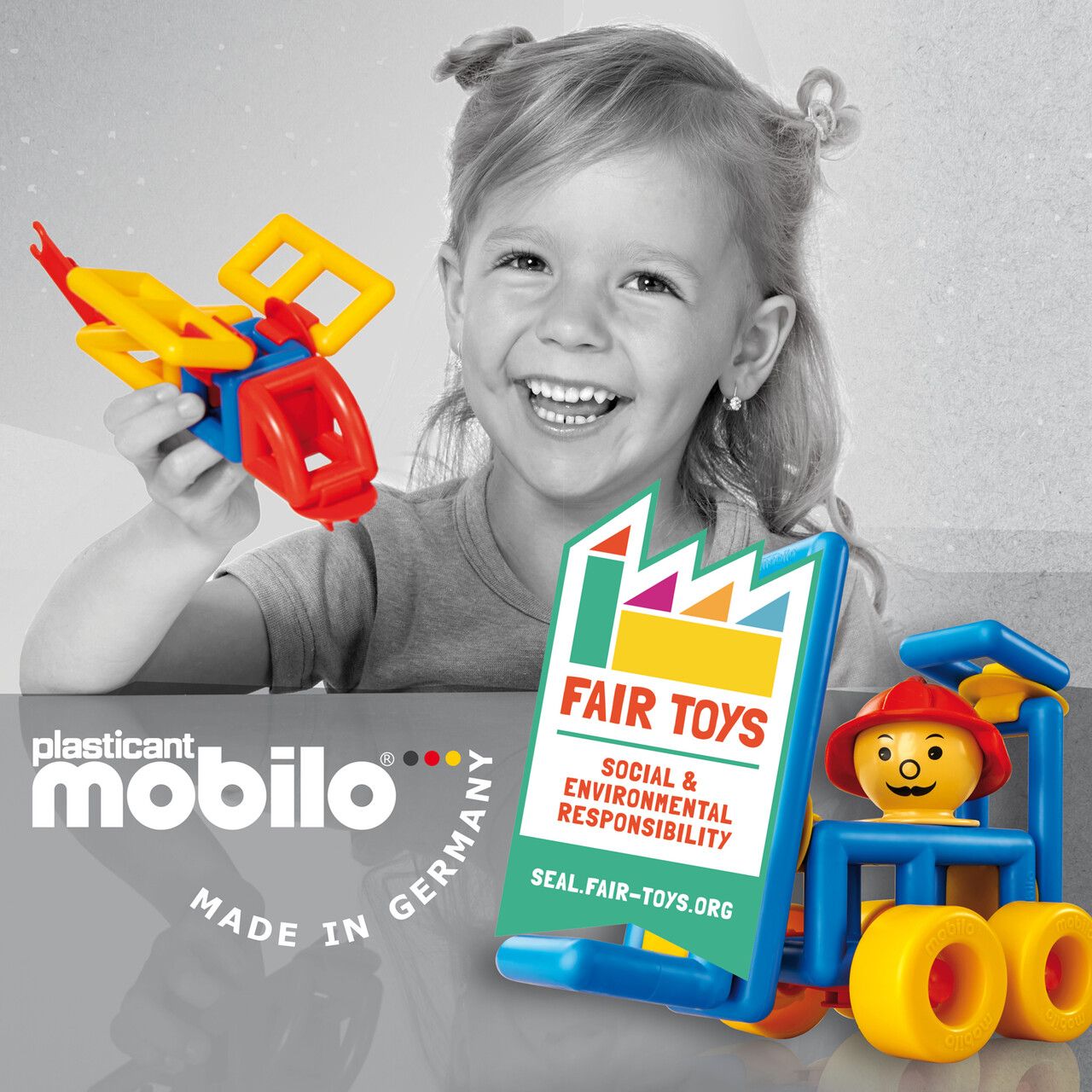 plasticant mobilo wird erneut mit dem Fair Toys Siegel ausgezeichnet
